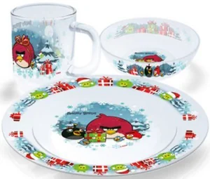 КОРАЛЛ Набор посуды д/завтрака 3 пр.Энгри Бердз - Зима 95590