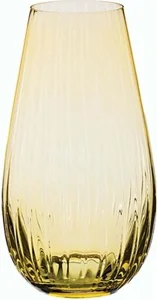 BOHEMIA Ваза  Желтая оптика 245мм. 82237/245/22/382028