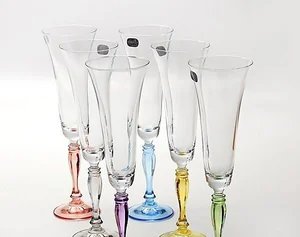 BOHEMIA Набор бокалов для шампанского Victoria 180 мл. (6 шт.) 40727/D4646/180