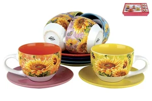 КОРАЛЛ Набор чайный 12пр. Подсолнухи ST229/A06222