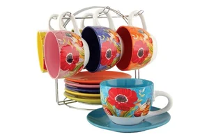 КОРАЛЛ Набор чайный 12пр. Маки ST229/A05727
