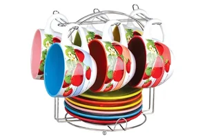 КОРАЛЛ Набор чайный 12пр. Клубника ST229/D1109