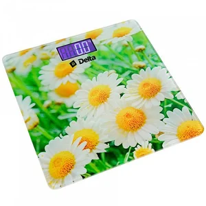 DELTA Весы напольные электронные Ромашковое поле D 9220
