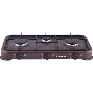 АКСИНЬЯ Плита газовая КС 103 коричневая