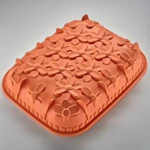 WEBBER Форма 30х26х6см Маргаритки BE 4220 S персик