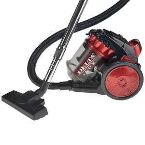 DELTA Пылесос 2000W LUX DL 0830 красный с черным