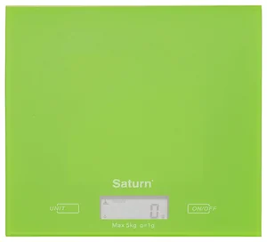 SATURN Весы кухонные ST KS 7810 green