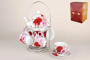 КОРАЛЛ Набор чайный 13 пр. Ваниль VR008-13M