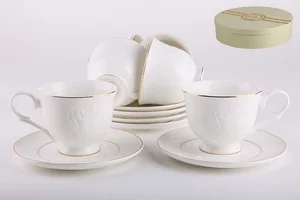 КОРАЛЛ Набор чайный 12 пр. Роза CS506710-A GIFT