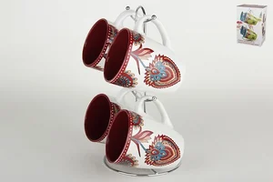 КОРАЛЛ Набор кружек 4пр.Восточный мотив ST03/D1610