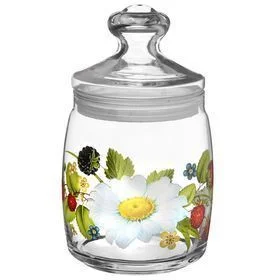 PASABAHCE Емкость для сыпучих продуктов 940 мл.Полянка (97560/56SL)