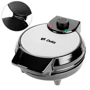 DELTA Вафельница Классика DL 032 черная