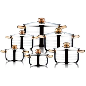 WELLBERG Набор кастрюль (12пр.) WB 1315