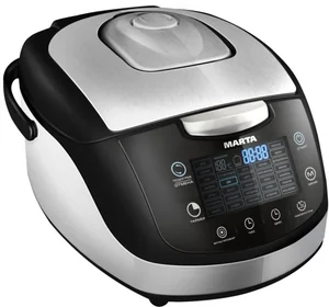 MARTA Мультиварка MT 1989 черный/сталь