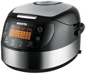 MARTA Мультиварка MT 1987 черный/сталь
