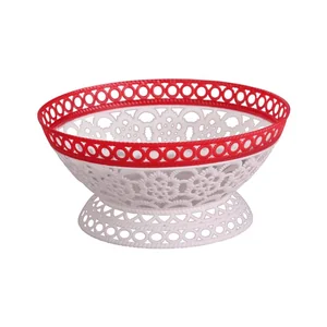 АЛЬТЕРНАТИВА Сухарница 20см. Семь злаков люкс М 4430 бело-красный