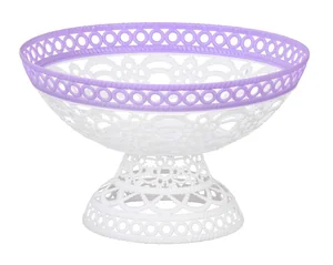 АЛЬТЕРНАТИВА Сухарница 17см. Семь злаков люкс М 5138 бело-фиолетовый