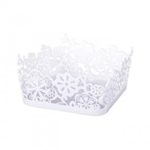 АЛЬТЕРНАТИВА Сухарница 16,2*16,2см. Соната М 6034 белый