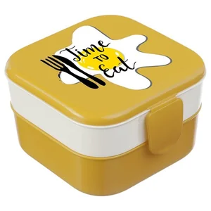 М-ПЛАСТИКА Контейнер детский 0,4л.+0,4л. Яичница М 1232