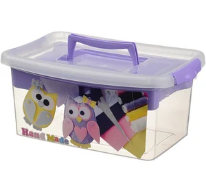 М-ПЛАСТИКА Контейнер 4,0 л. Рукоделие М 2832 лиловый