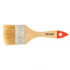 SPARTA Кисть плоская Slimline 2,5 (63 мм), натуральная щетина, деревянная ручка 824355