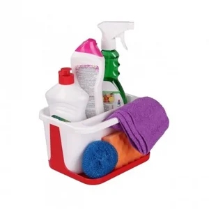 АЛЬТЕРНАТИВА Подставка для моющих средств М 5952 бело-красный