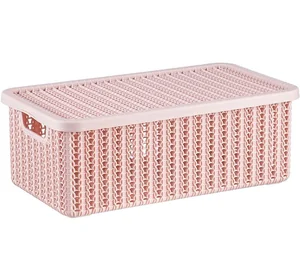 М-ПЛАСТИКА Коробка 6,0 л. Вязание М 2370 чайная роза