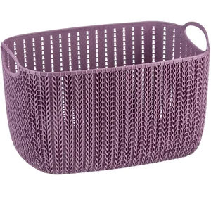 М-ПЛАСТИКА Корзинка 7,0 л. Вязание М 2381 пурпурный