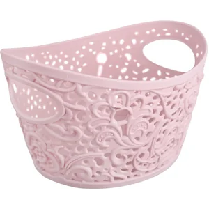 М-ПЛАСТИКА Корзинка 1,0 л. Кружево М 2376 чайная роза