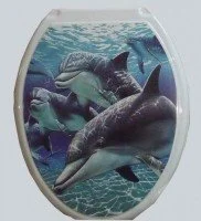 РОССПЛАСТ Сиденье для унитаза Дельфины РП 813 Д белый