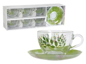 PASABAHCE Набор чайный (12 пр.) Butterflies 97948 B/D