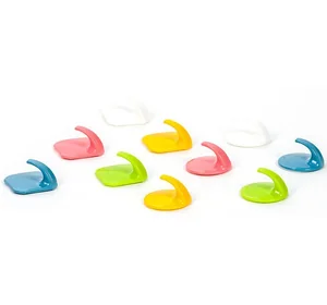 М-ПЛАСТИКА Крючок самоклеящийся 10шт. Мозаика М 2232 микс