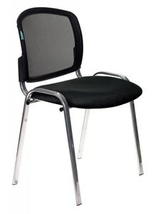 Бюрократ Стул ВИКИ ХРОМ/ЧЕРН спинка сетка черный TW-01 3C11 1358110