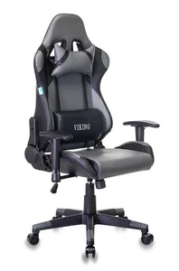 Бюрократ Кресло игровое CH-778N/BL+GREY две подушки черный/серый искусственная кожа 1129243