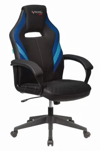 Бюрократ Кресло игровое VIKING 3 AERO BLUE черный/синий искусст. кожа/ткань 1180818