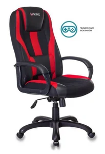 Бюрократ Кресло игровое VIKING-9/BL+RED черный/красный искусст. кожа/ткань 1160596