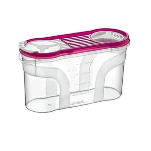 DD STYLE Ёмкость для сыпучих продуктов 1,4 л. 30312 микс