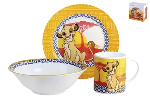 КОРАЛЛ Набор посуды д/завтрака 3 пр. Король Лев TSET3KL