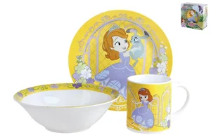 КОРАЛЛ Набор посуды д/завтрака 3 пр. Принцесса София TSET3S