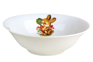 КОРАЛЛ Салатник 17 см Кролик с морковкой ZHL-1245