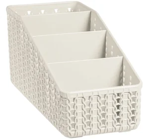 М-ПЛАСТИКА Органайзер Вязание М 2382 белый ротанг