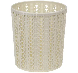 М-ПЛАСТИКА Подставка ВЯЗАНИЕ М 2384 белый ротанг