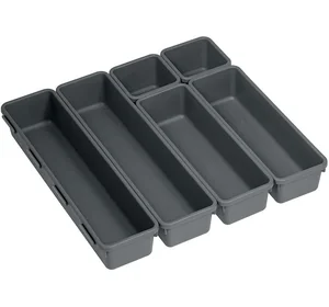 М-ПЛАСТИКА Набор лотков №1 М 1617 графит