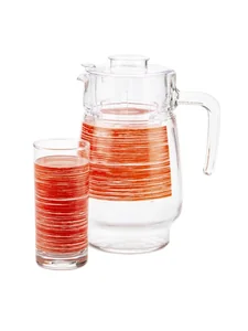 LUMINARC Набор для напитков 7пр.Brush mania red  P 7452