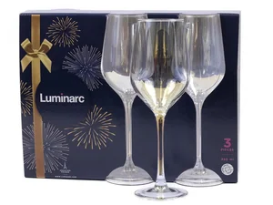 LUMINARC Набор бокалов для вина Selekt Golden Chameleon 350 мл.(3шт) P 2476