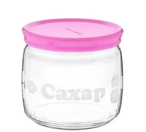 PASABAHCE Емкость для сыпучих продуктов 650 мл.Белый сахар 43003 SL