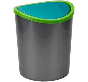 М-ПЛАСТИКА Контейнер для мусора 1,6 л. М 2490 бирюзовый