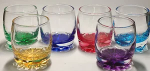 PASABAHCE Набор стопок для водки SYLVANA 80мл (6пр.) 42244 радуга