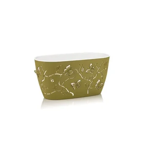 DD STYLE Кашпо цветочный 3,6 л. 698 оливковый