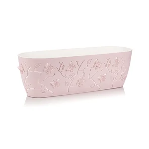 DD STYLE Кашпо цветочный 7,1 л. 699 пепельно-розовый